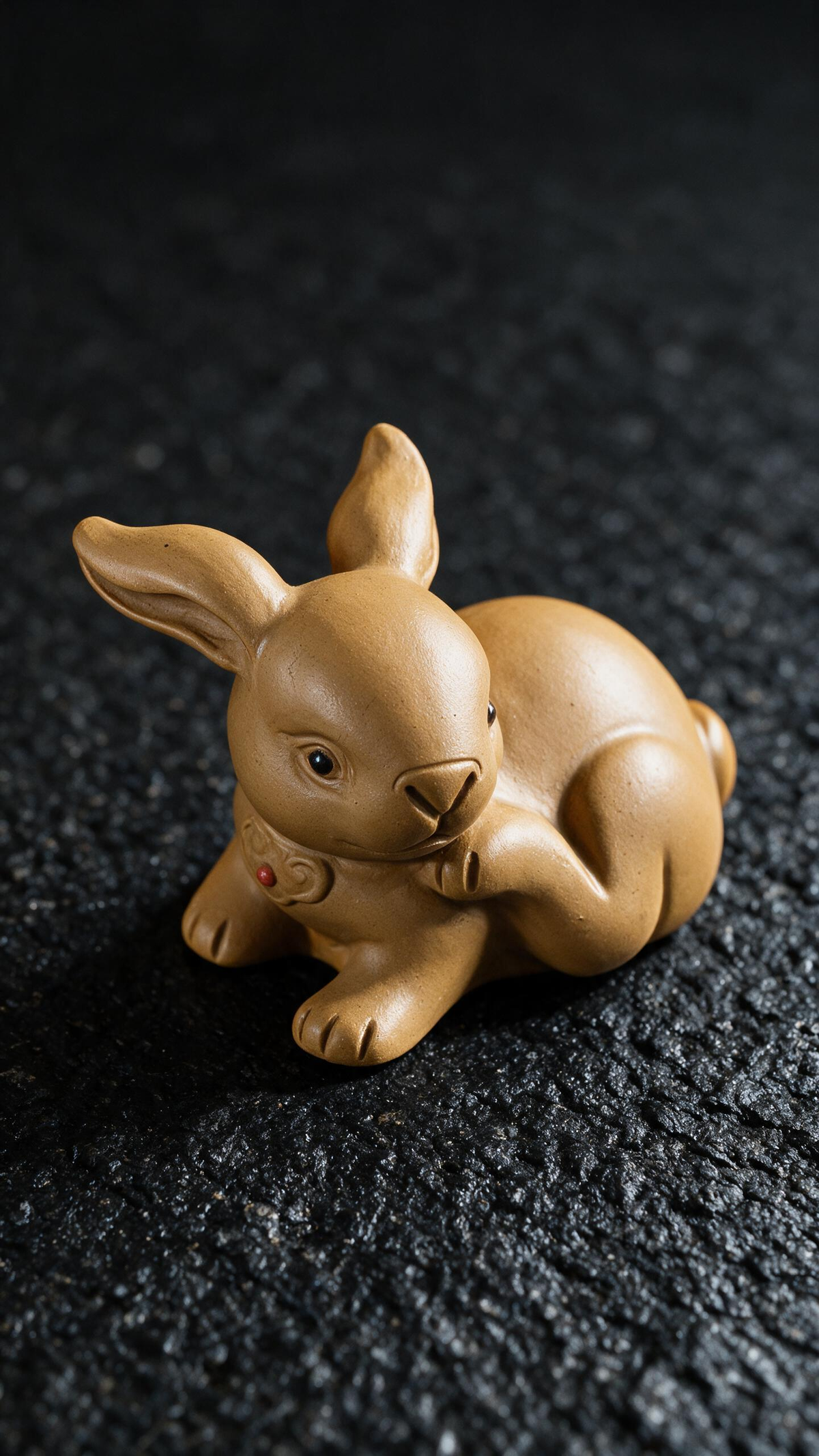 The Resting Rabbit Tea Pet