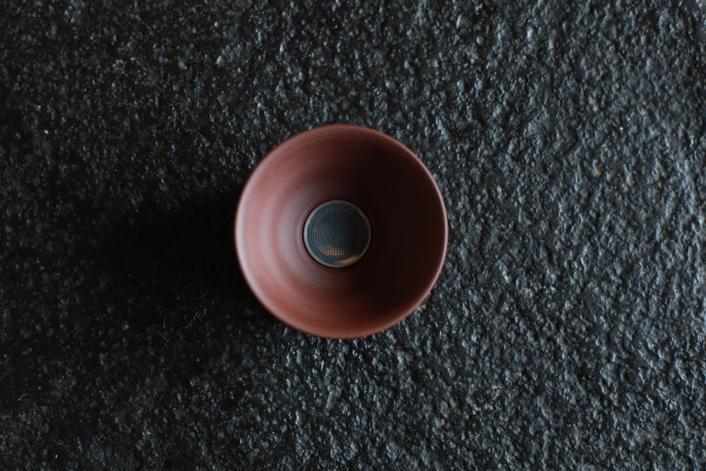 Red Clay Tea Strainer Set
