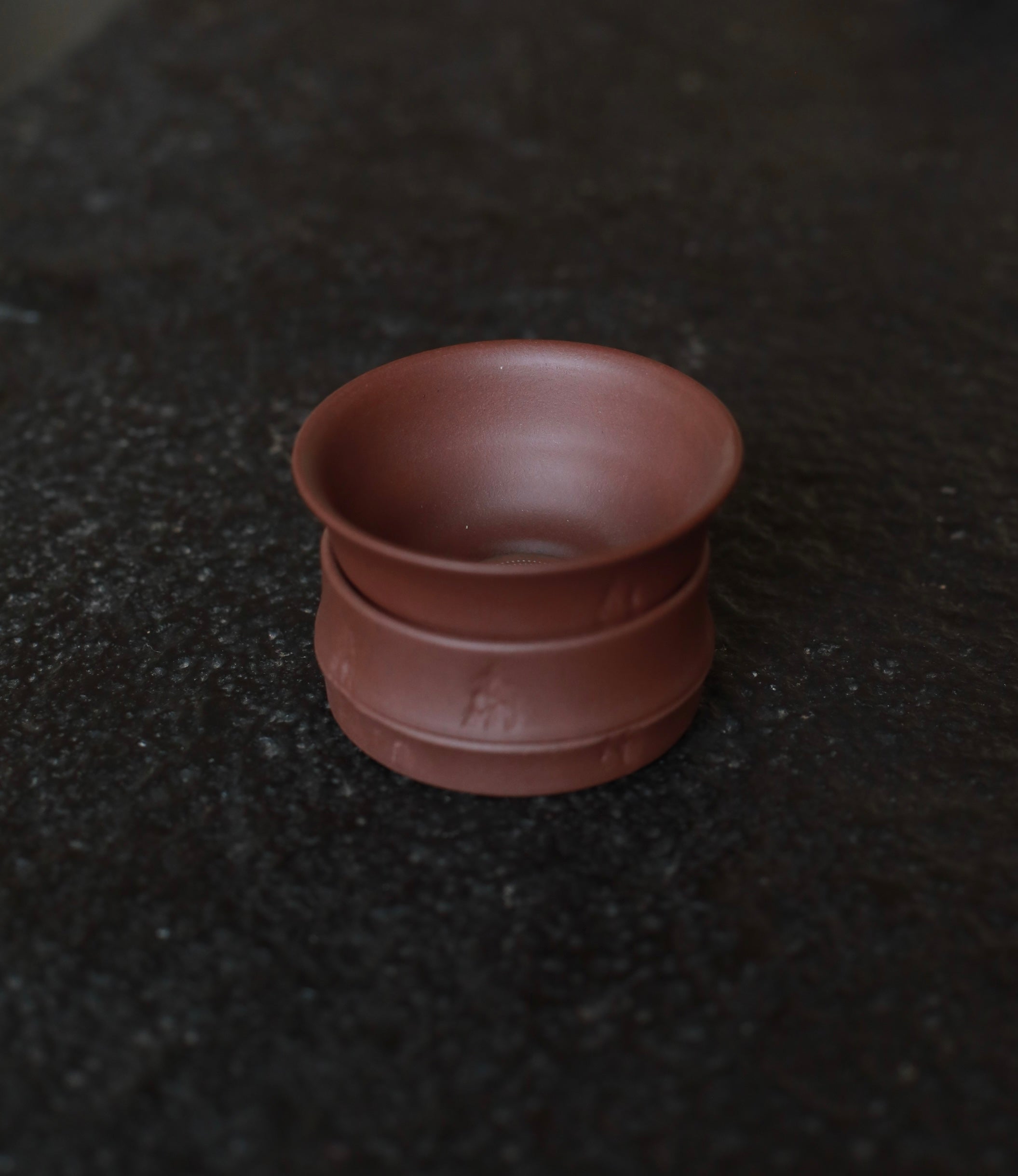 Red Clay Tea Strainer Set