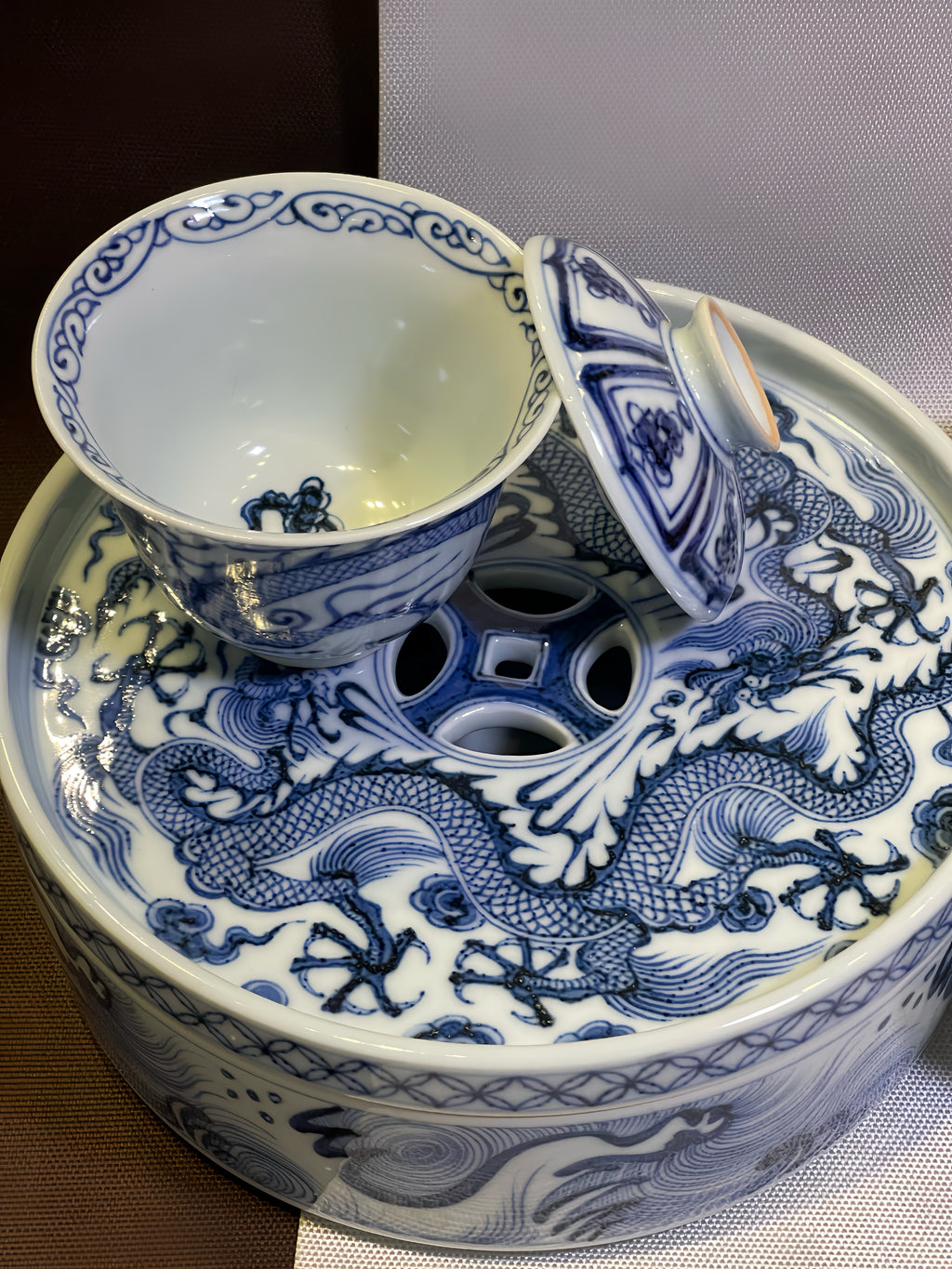 Azure Dragon Tea Set