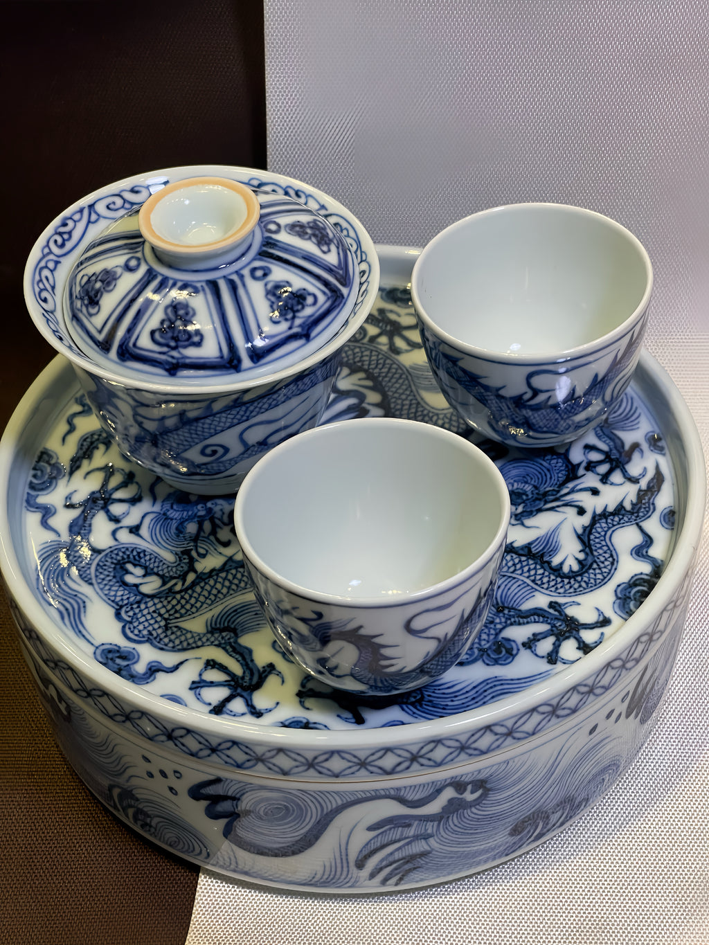 Azure Dragon Tea Set