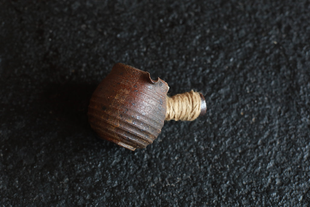 Twine-Wrapped Stoneware Serving Cup