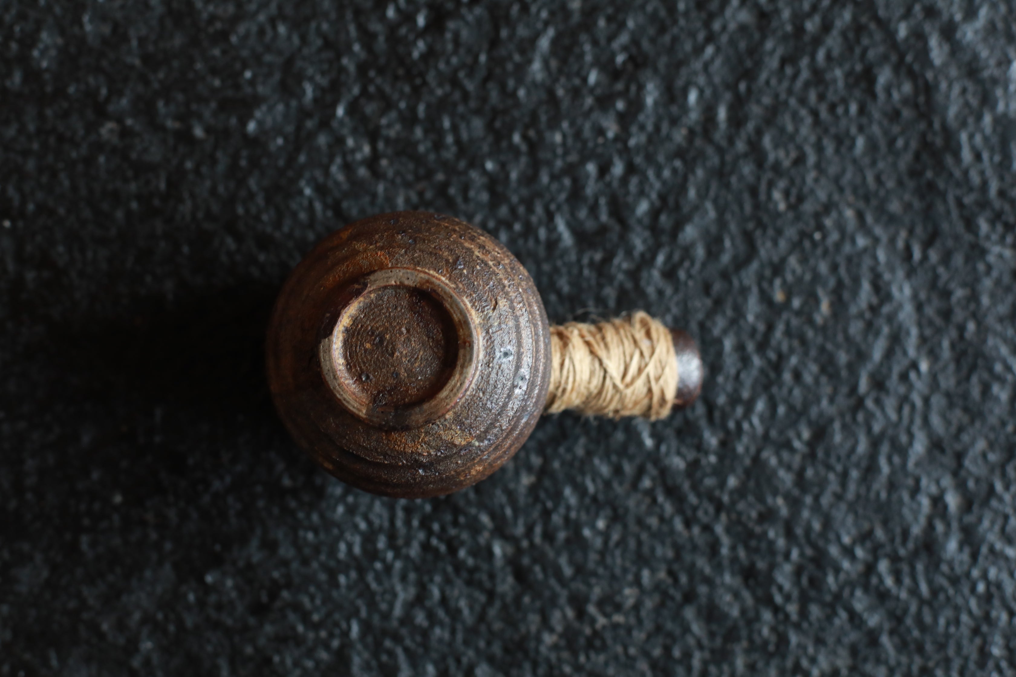 Twine-Wrapped Stoneware Serving Cup