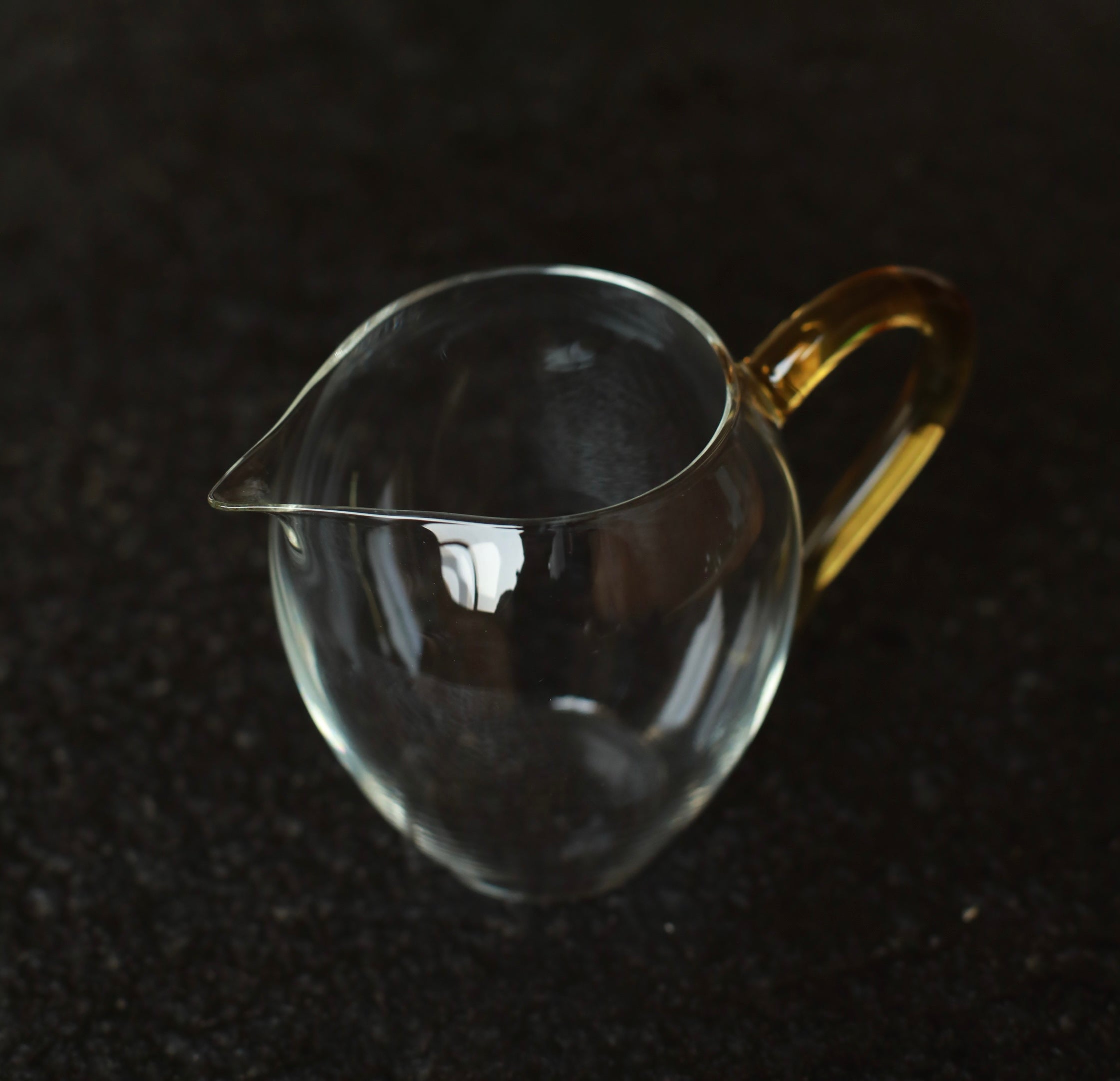 Luminous Glass Serving Cup (Amber)