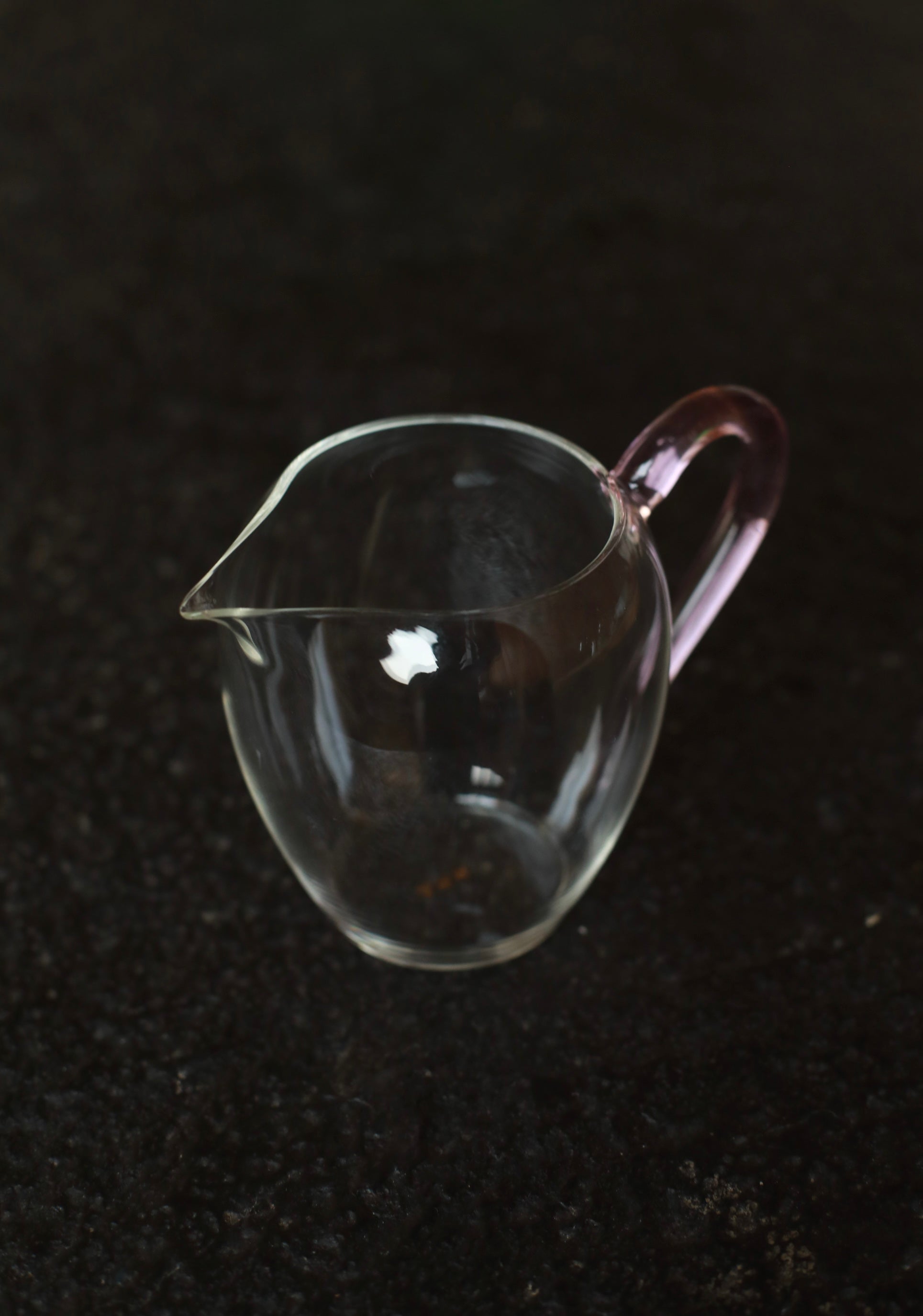 Luminous Glass Serving Cup (Rose)