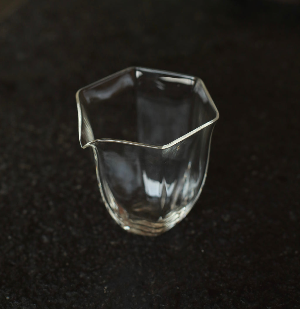 Hexagonal Crystal Serving Cup