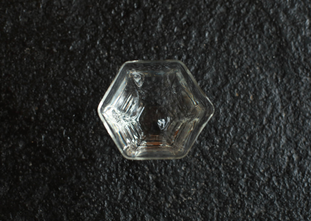 Hexagonal Crystal Serving Cup