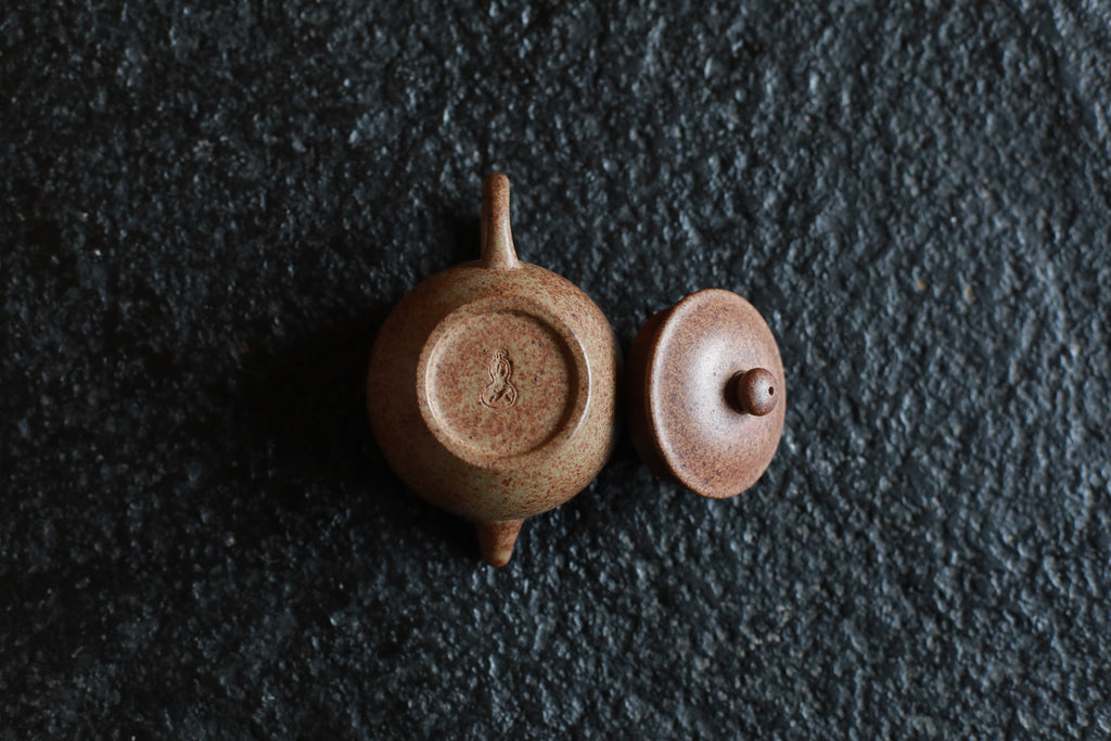 Rustic Stippled Clay Teapot