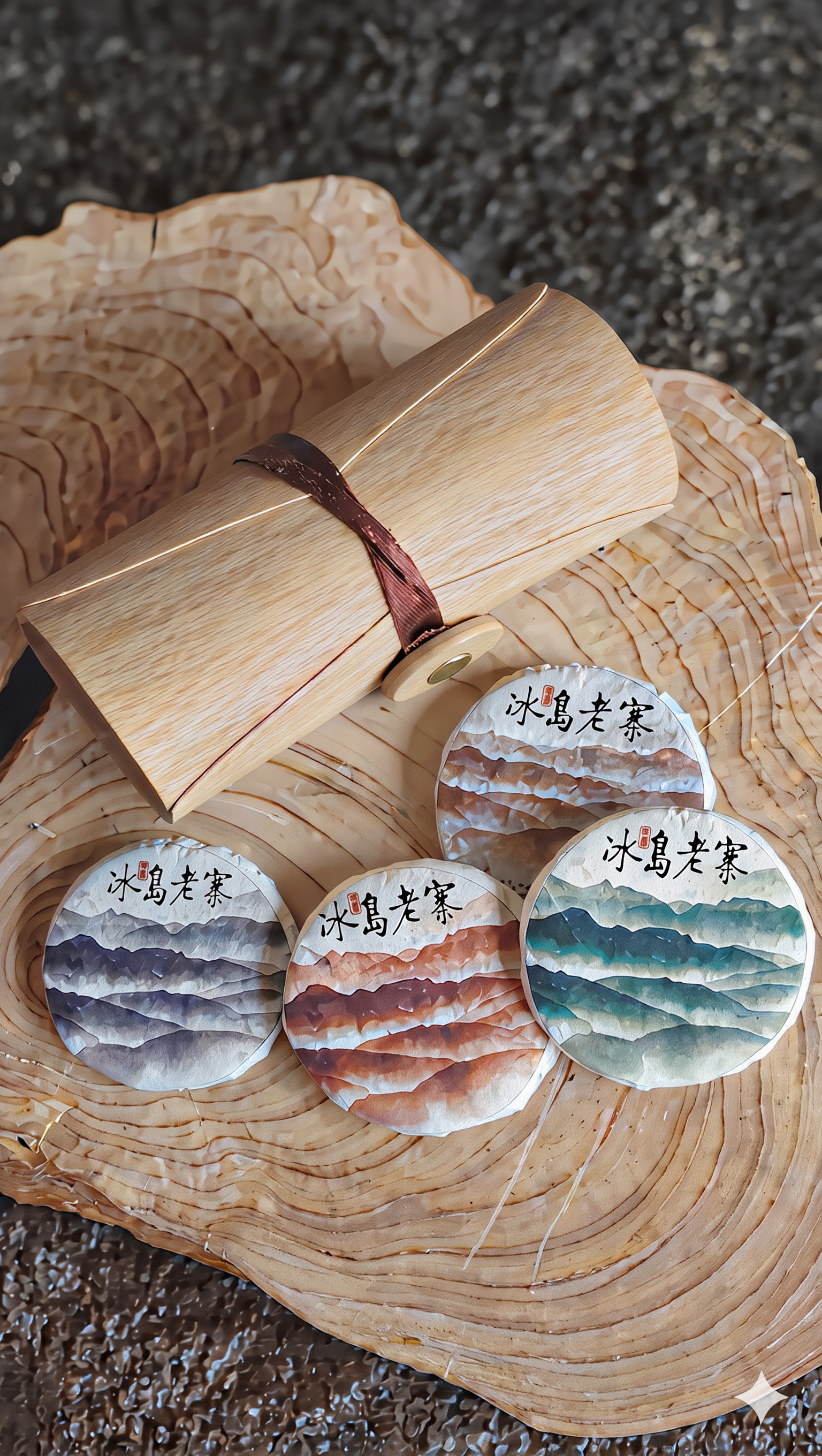 BINGDAO VILLAGE TEA CAKE SET