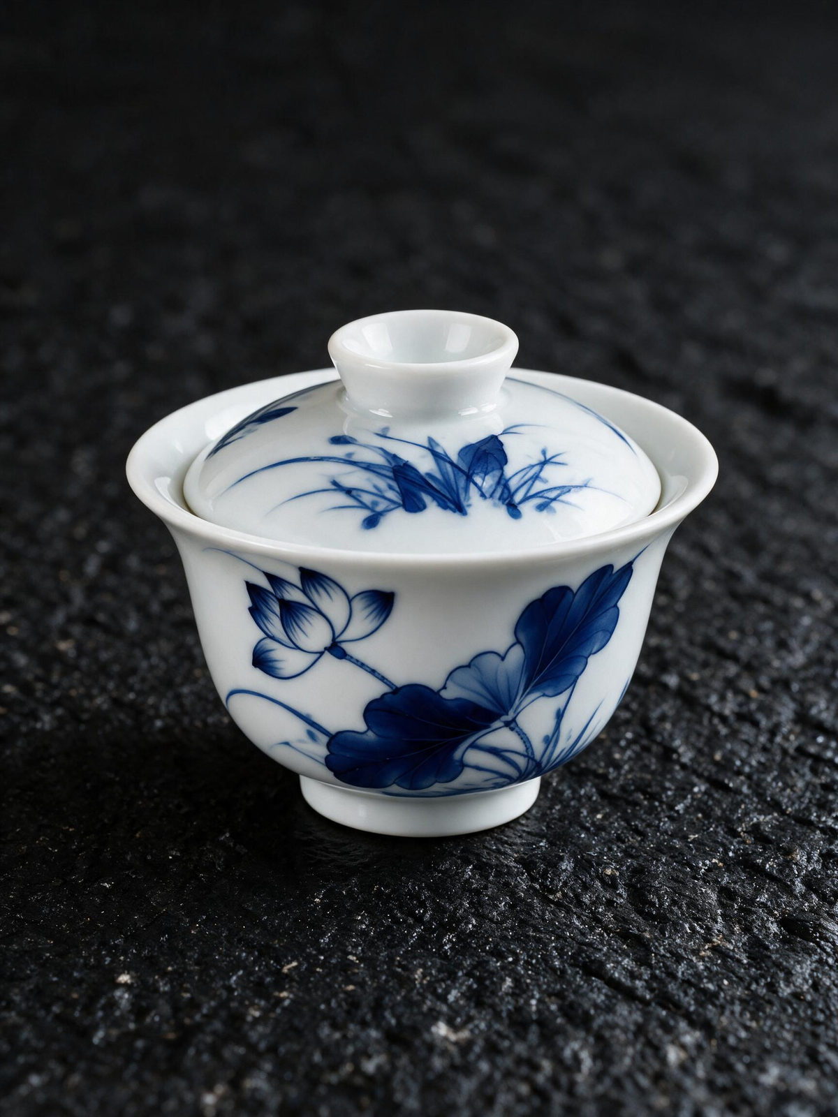 The Blue & White Lotus Gaiwan