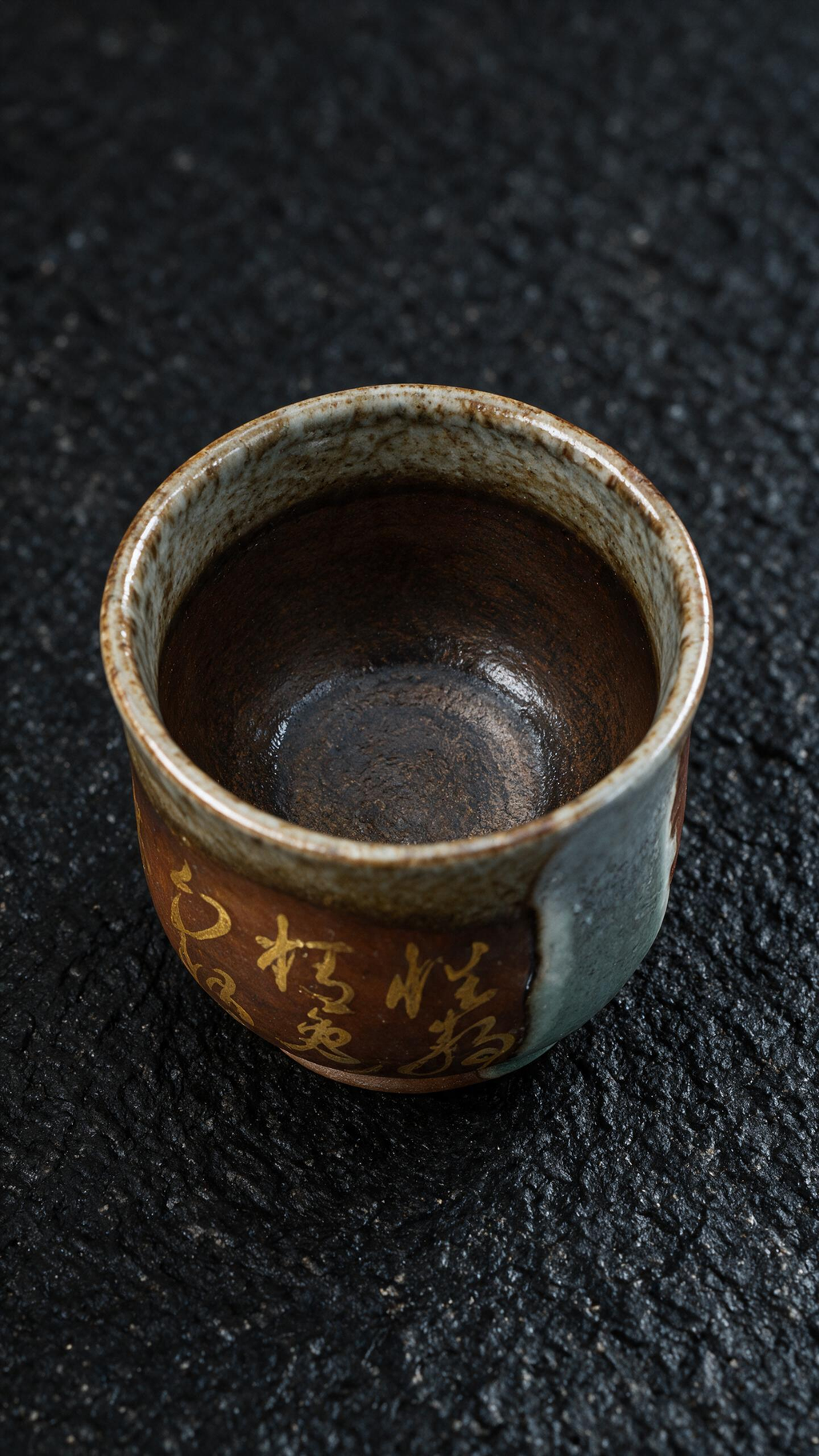 Wood-Fired Calligraphy Master Cup